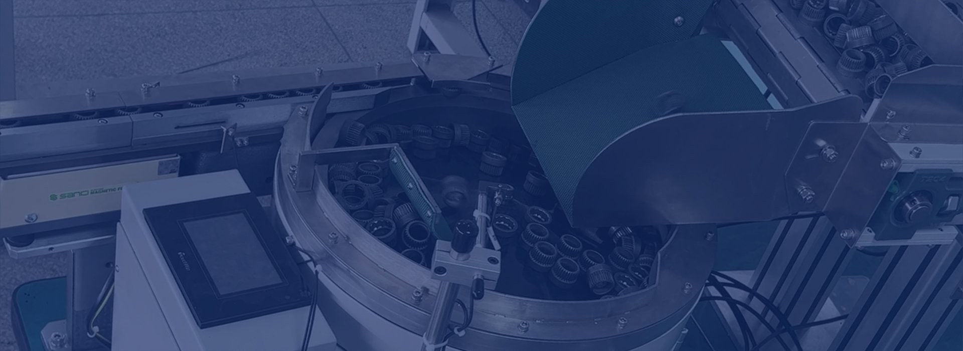 Industrial centrifugal component feeder
